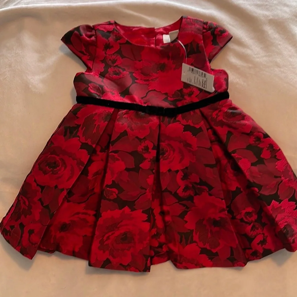 Red/Black Girls dress - Picture 1 of 4